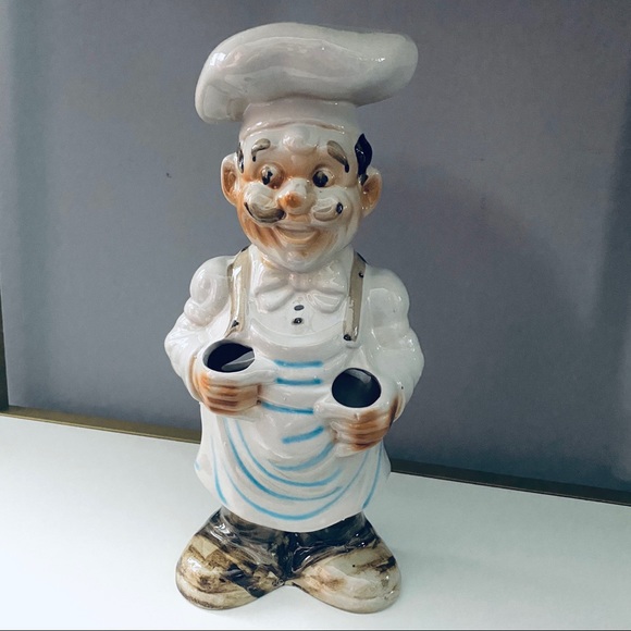 Kitchen Vintage Italian Chef Utensil Holder Prop Used In The Show